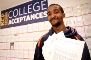 ChristianStudivant KCP College Acceptance