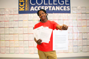 DavonCarter KCP College Acceptance