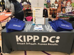 East of the River Book Festival KIPP DC table