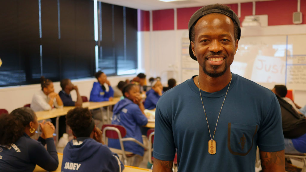 KIPP DC teacher Jermaine Robinson