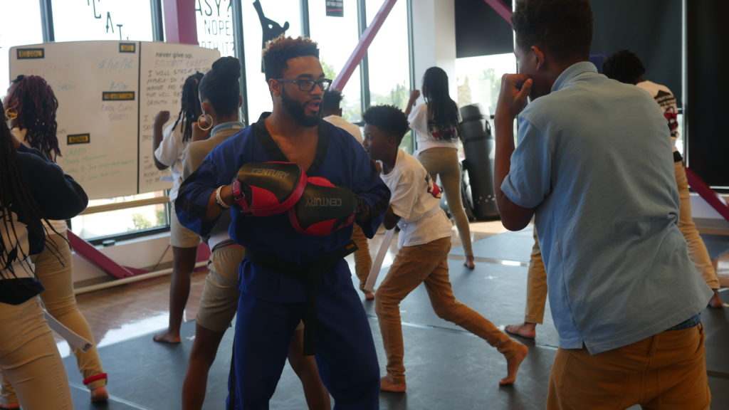 KIPP DC Northeast Students Karate