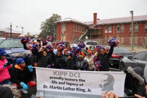 KIPP DC Community marches in the MLK Day parade