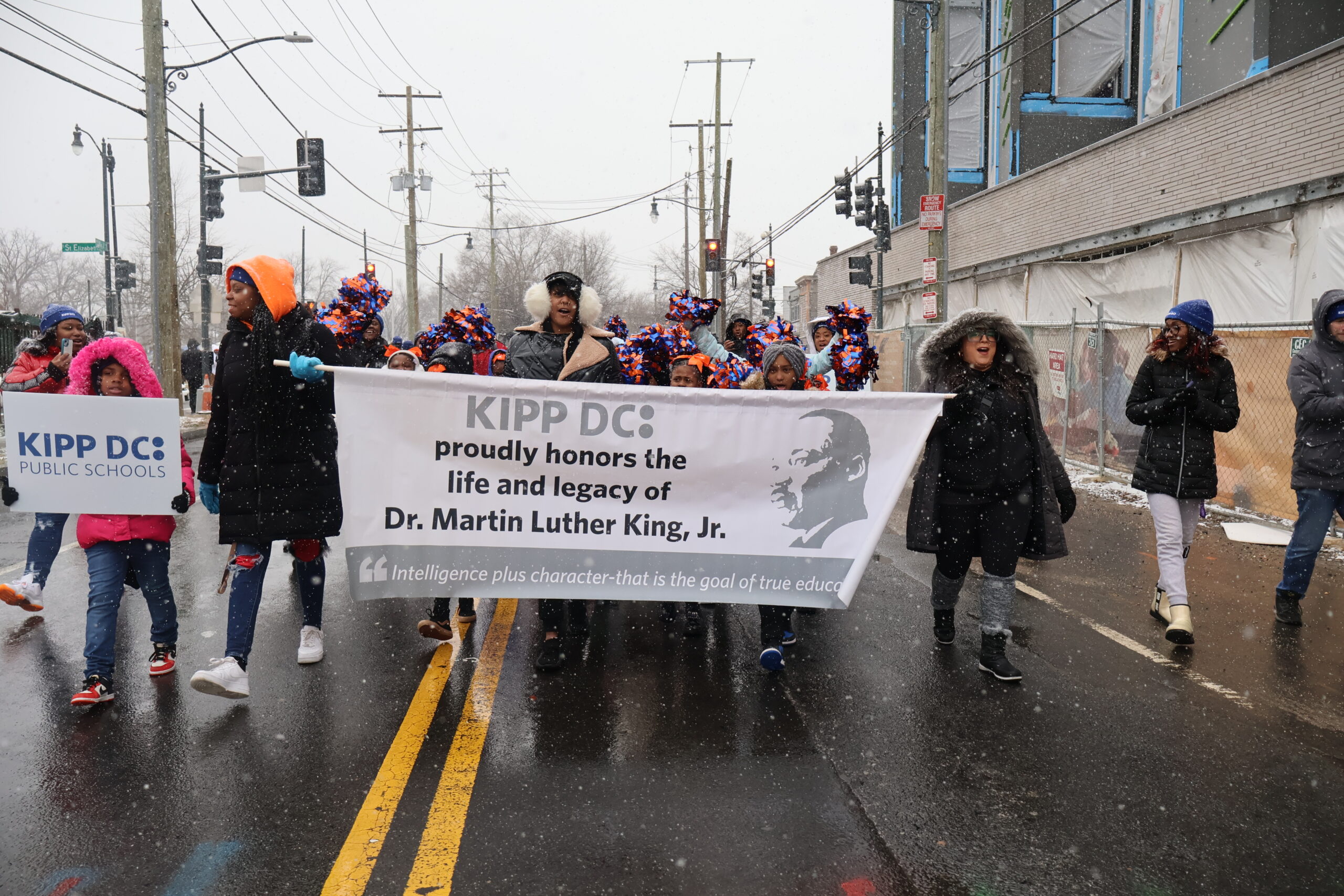 KIPP DC marching in the MLK parade