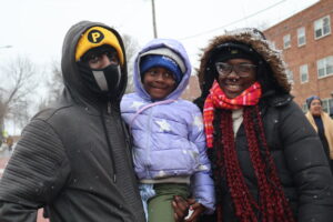 KIPP DC Family during the MLK Day parade