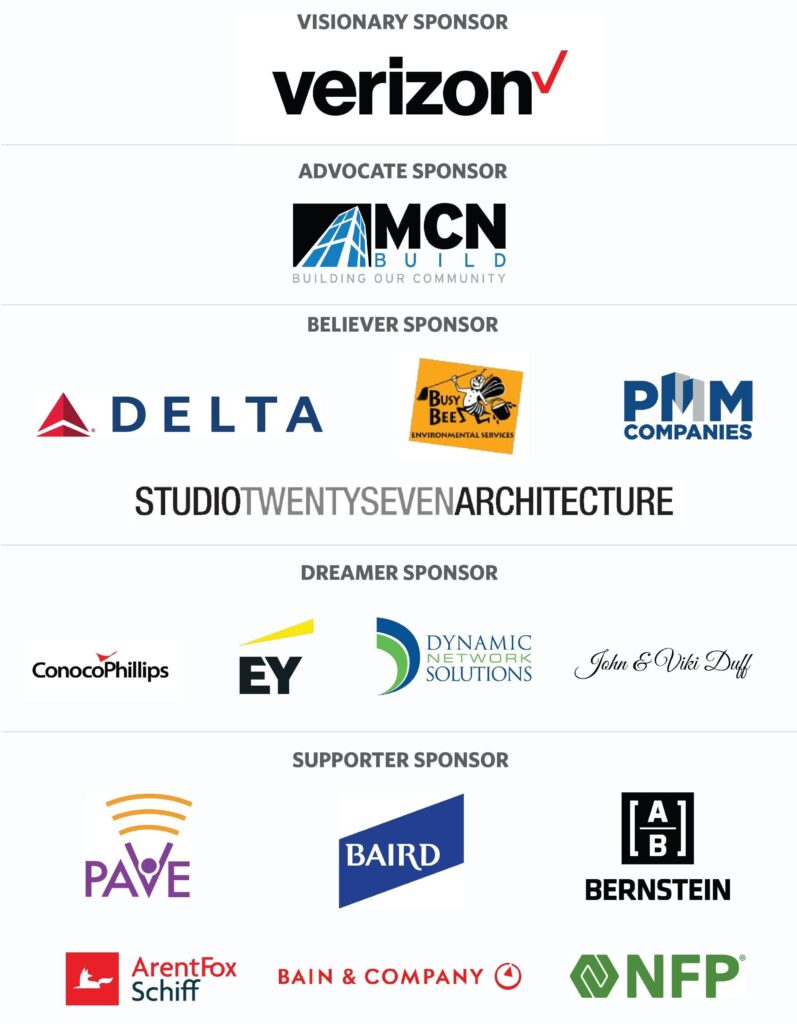 Corporate sponsor logos for KIPProm 2024