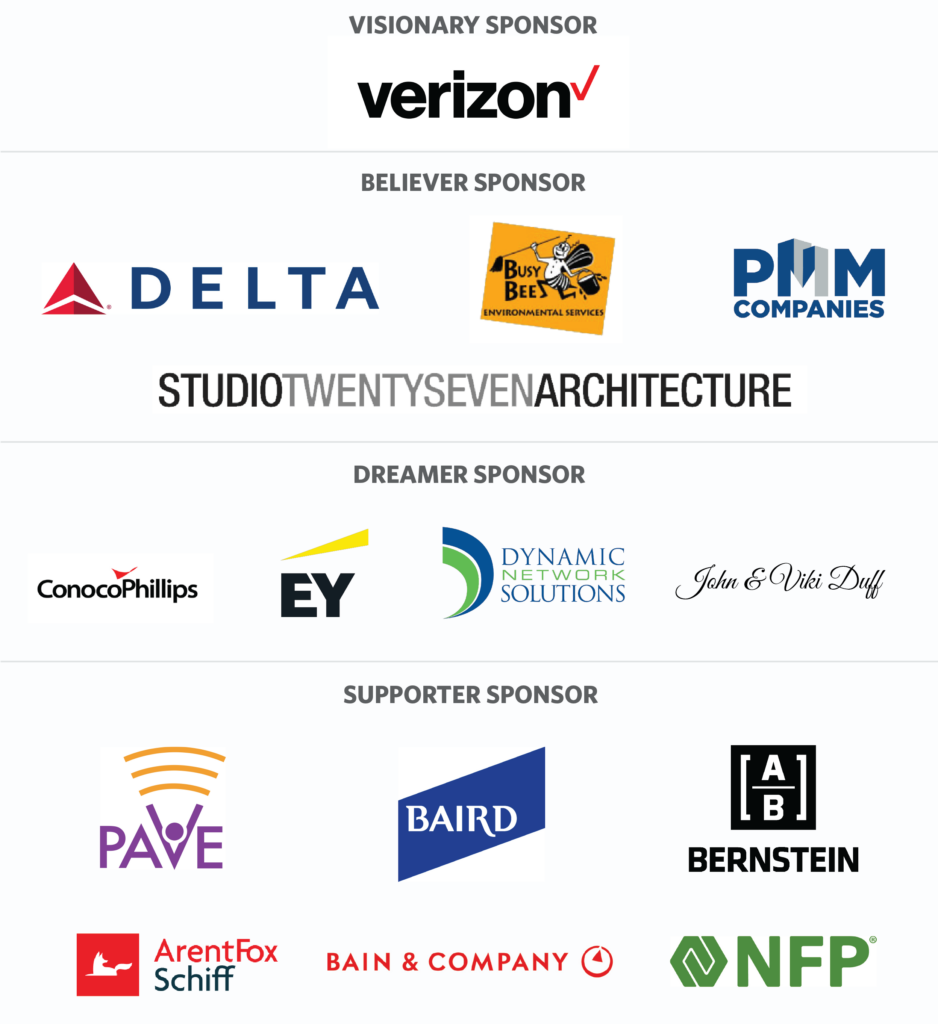 Corporate sponsor logos for KIPProm 2024