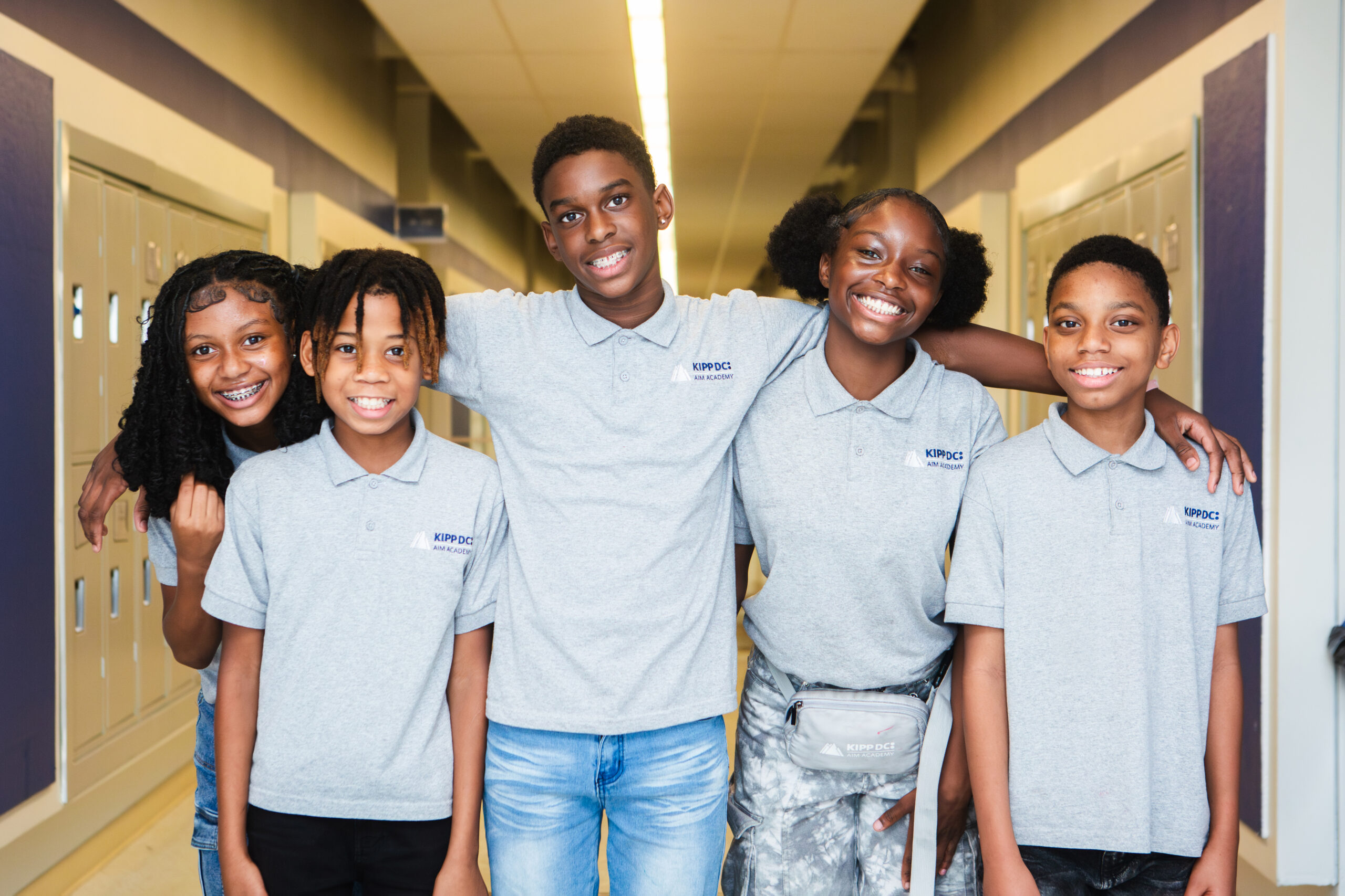 Heights Academy Students in Uniform